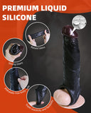 Penis Sleeve-Adult Male Sex Toys for Men Penis Extender Penis Rings Set with 3,Elastic Penis Ring to Enlarge Prolong for Men Cou