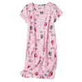 Zando Nightgowns for Women Cotton Short Sleeve Night Gown for Ladies Cartoon Pajamas for Women Womens Nightgowns & Sleepshirts 