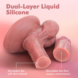 Realistic Dildo Adult Sex Toys - UTIMI 7.1 Inch Silicone Penis for Men Women Female Beginners Body Safe Material Dildos with Str