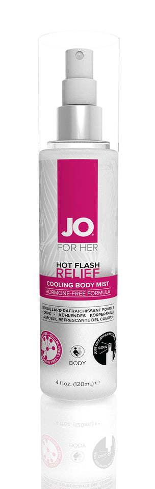 (D) Jo Hot Flash Relief Spray Cooling Body Mist 4Oz