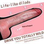 9.44 Inch Reproduction Handmade Long Huge Dildo with Suction Cup, Realistic Soft Silicone Dildos Large Adult Sex Toys,Lifelike T
