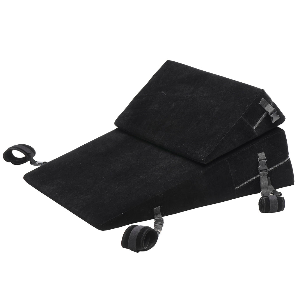 Bondage Cushion Set Bondage Foam Wedge Pillow Set  - Black