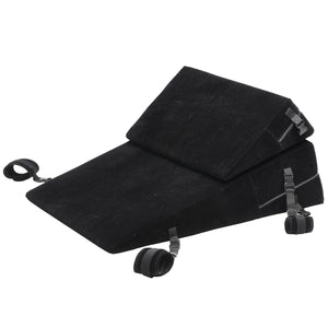 Bondage Cushion Set Bondage Foam Wedge Pillow Set  - Black