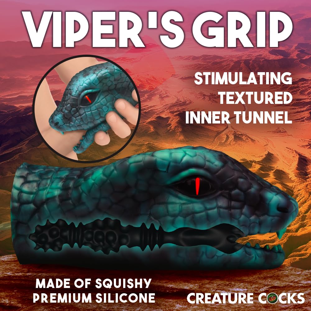 Creature Cocks Serpentinestroker Sil Grn
