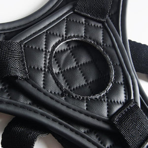 Strap On Dildo Strap Adjustable Universal Women Lesbian Sex Toy, PU Suction Cup Wear Leather Pants for Couple, O-Ring Strapon Co