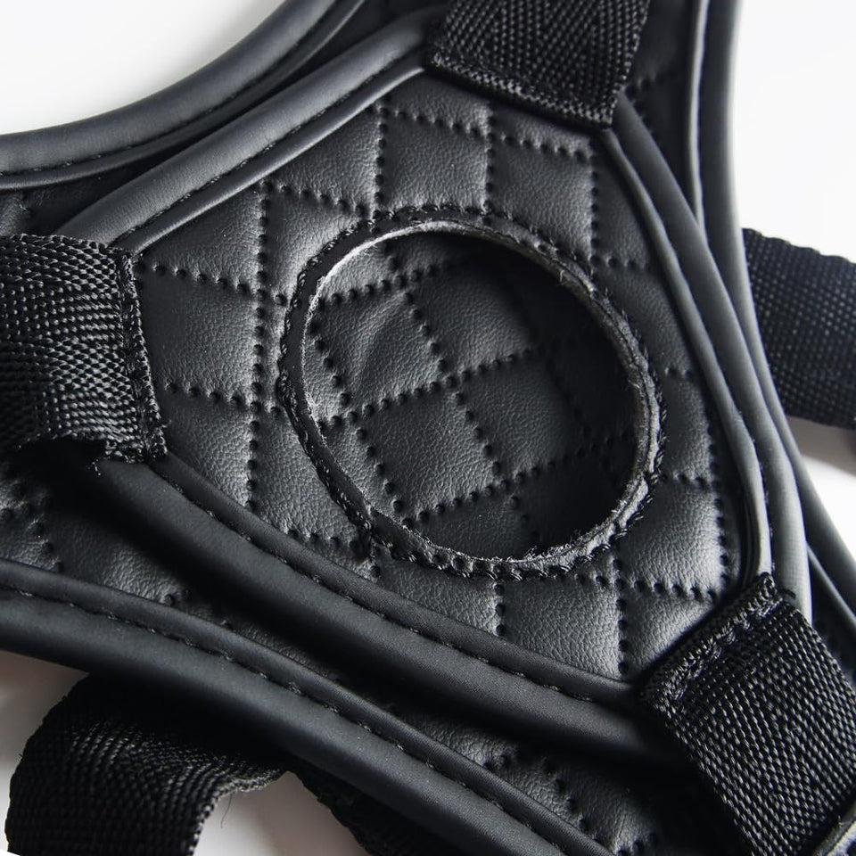 Strap On Dildo Strap Adjustable Universal Women Lesbian Sex Toy, PU Suction Cup Wear Leather Pants for Couple, O-Ring Strapon Co