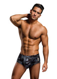 Envy Camo Trunks W/ Dog Tag Black L/Xl