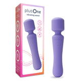 plusOne Wand Vibrator for Solo or Partner Play, Muscle Relaxation, Sex Toy Made of Body-Safe Silicone, Waterproof, Rechargeable,