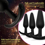 for Comfortable Long-Term Wear Silicone Anal Plug ,3Pcs Training Set/Anal Sex Trainer /Prostate Massage Anus Dilator Anal Ball f