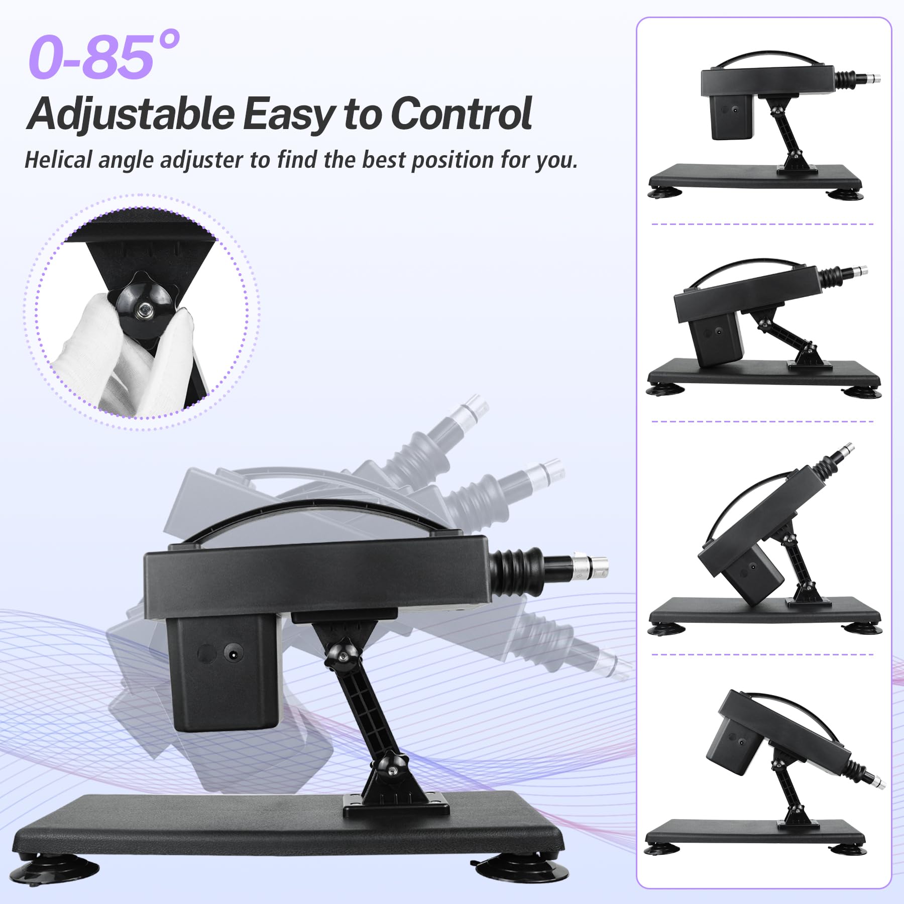 WIMOSO Sex Machine Thrusting Dildo Machine for Women for Solo and Couple, Sex Toy Kit with Remote Control, Automatic Thrusting M