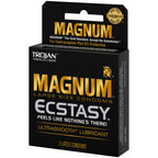 Magnum Ecstasy Large Size Condom, 3 Count (Pack Of 6)
