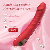 G Spot Couple Vibrator with Heating Function Sex Toys for Women Realistic Dildo Vibrators with 10 Vibrations Nipple Anal Vibrato