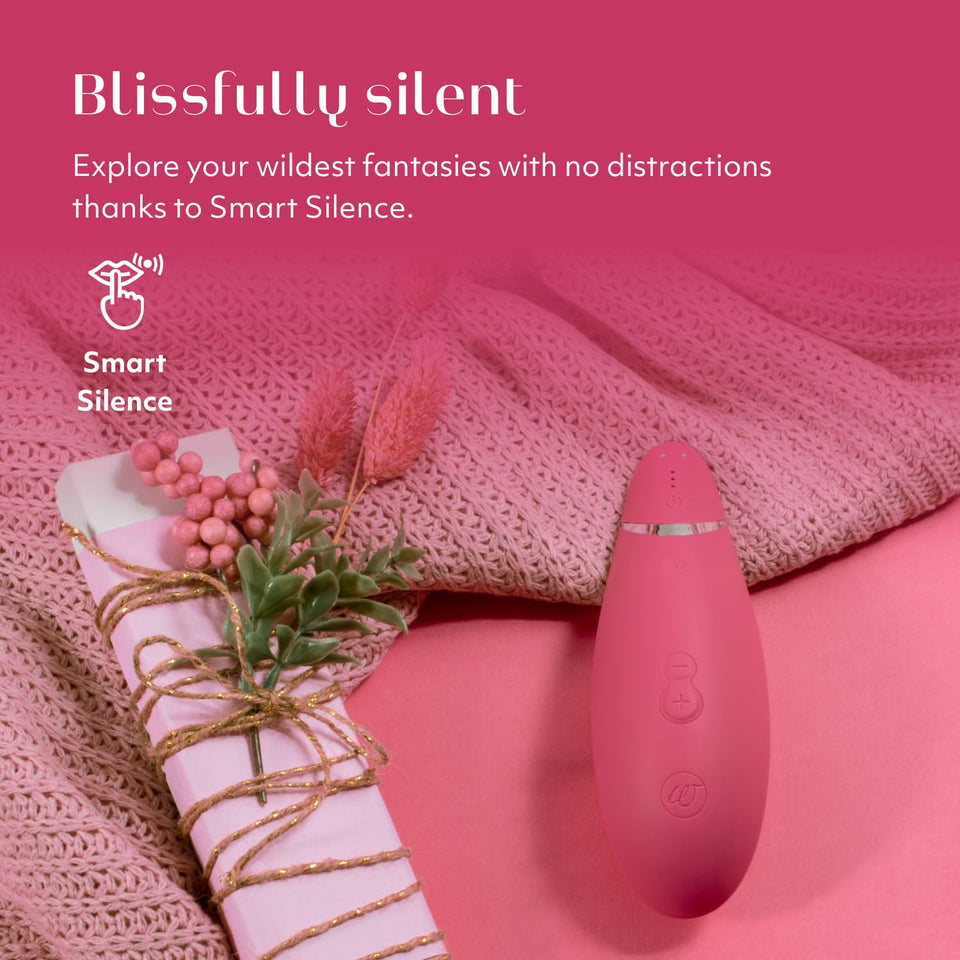 Womanizer Premium 2 Clitoris Vibrator for Women | Clit Sucker Adult Toys | Vibrating Adult Sex Toy | Clit Stimulator for Woman w
