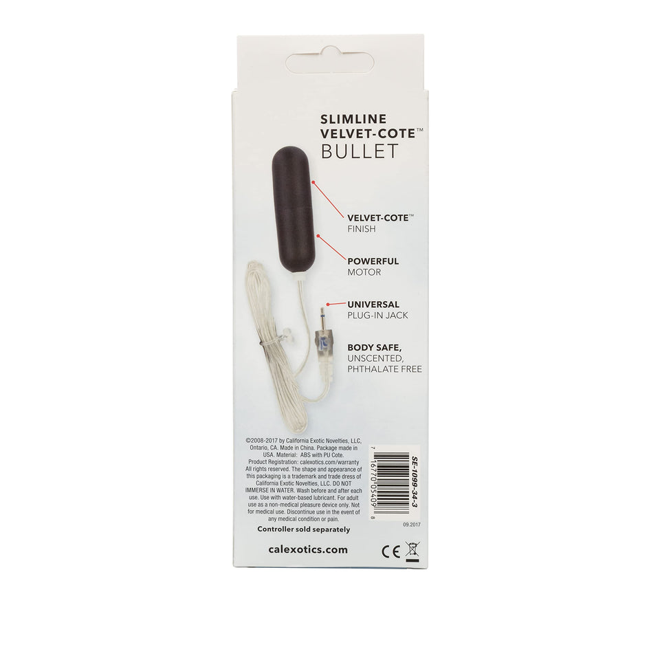 Sterling Velvet Slimline Bullet