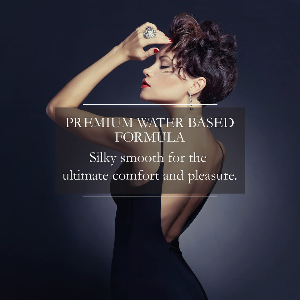 Fav Water Based Luxury Personal Lubricant, Natural Feeling Lube For Women Men And Couples, Toy Friendly, Condom Safe, 33.5 Fl Oz