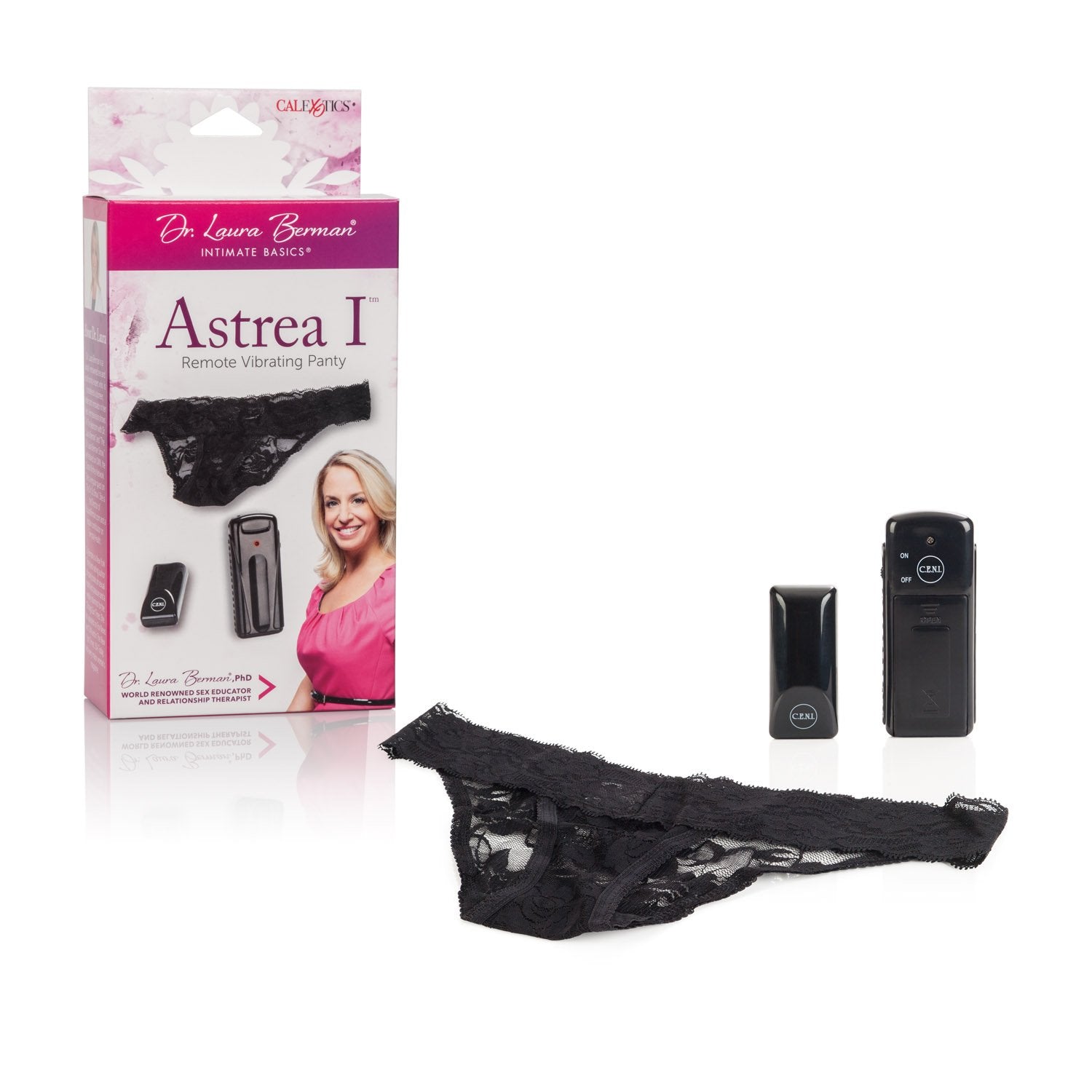 Dr Laura Berman Intimate Basics Astrea I Remote Vibrating Panty - Wireless Control Pleasure Panty Vibrator - Pocket Adult Toys F