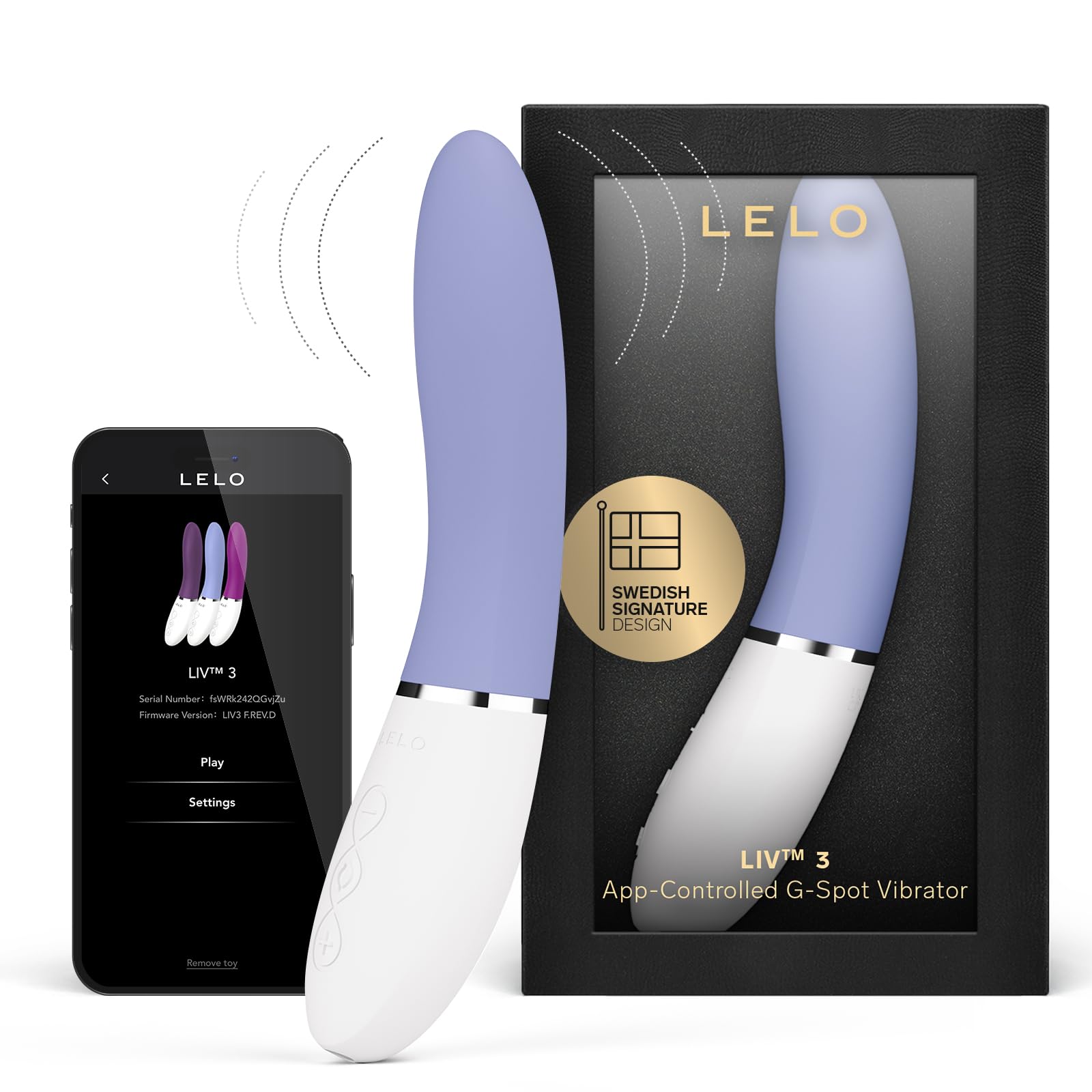 Lelo Liv 3 App G-Spot Vibrat Powder Blue