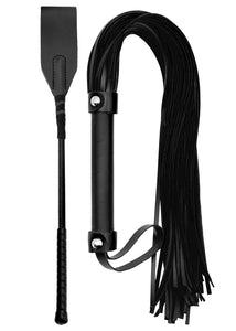 MALINERO 2-in-1 BDSM Sex Set Flogger Sex Crop Adult Crop Spanking Sex Whip Play Sex Floggers Whips and Crops Sex Paddles for Spa