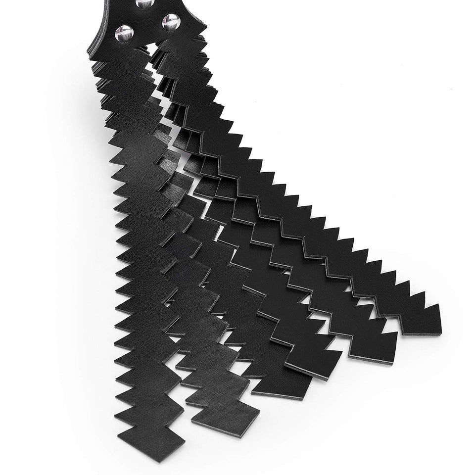 Fetish Leather Spanking Paddles 3 Layers Jagged Bondage Slapping Paddle BDSM Flirting Toys for Couple Sex Factory
