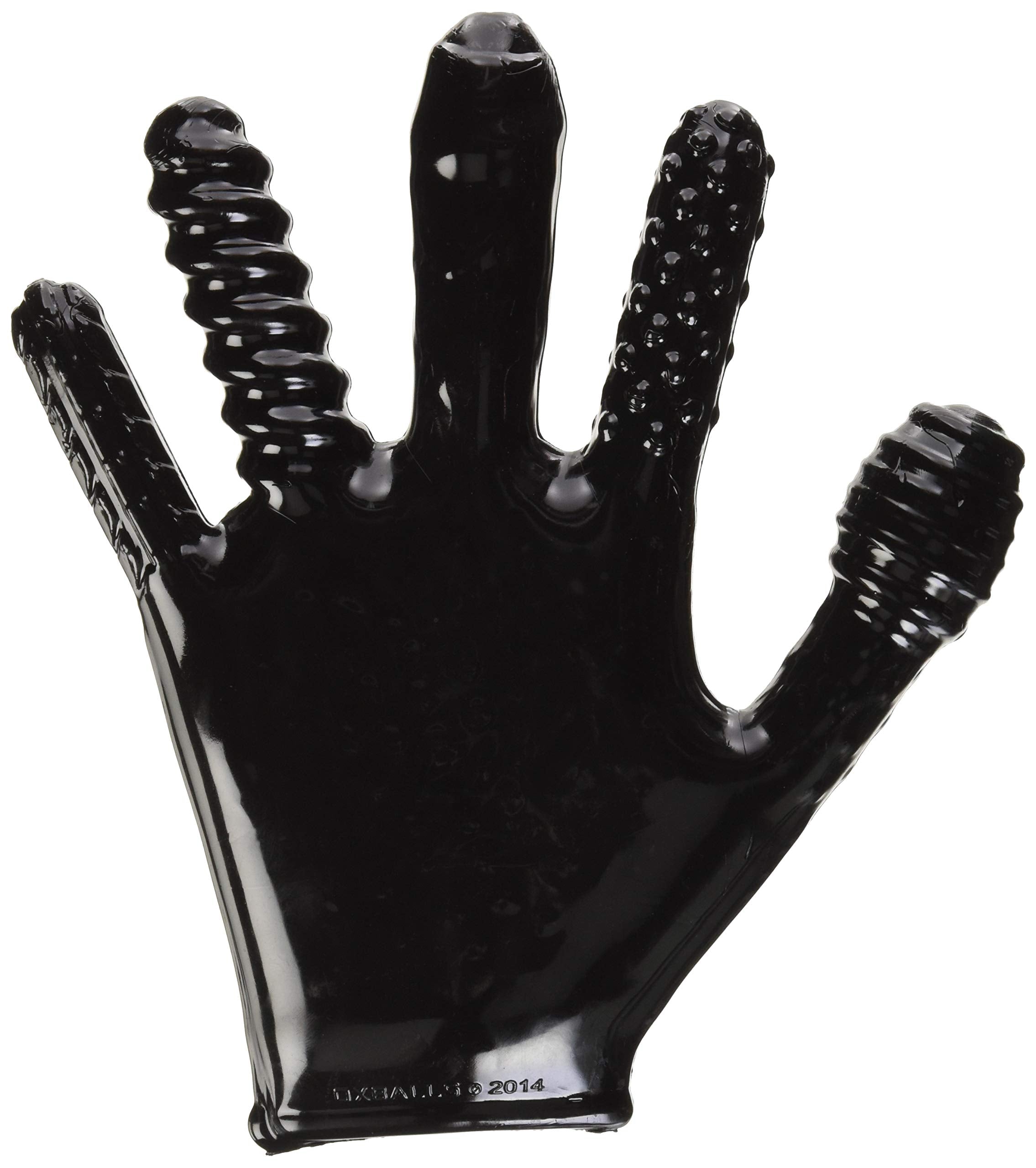 Oxballs Finger Fuck Glove, Black, 345 Gram
