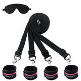 Onory BDSM Sex Toys & Games Bondaged Kit Sex Set Eye Mask Blindfolds Soft Wrist and Ankle Handcuffs Straps Rope Bondage Restrain