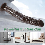 XINBALE Realistic Dildo, Total Length 13.6 '' Insertion Length 12.2 '' and 1.73 '' Diameter Dildo, Big Huge Dildo with Strong Su