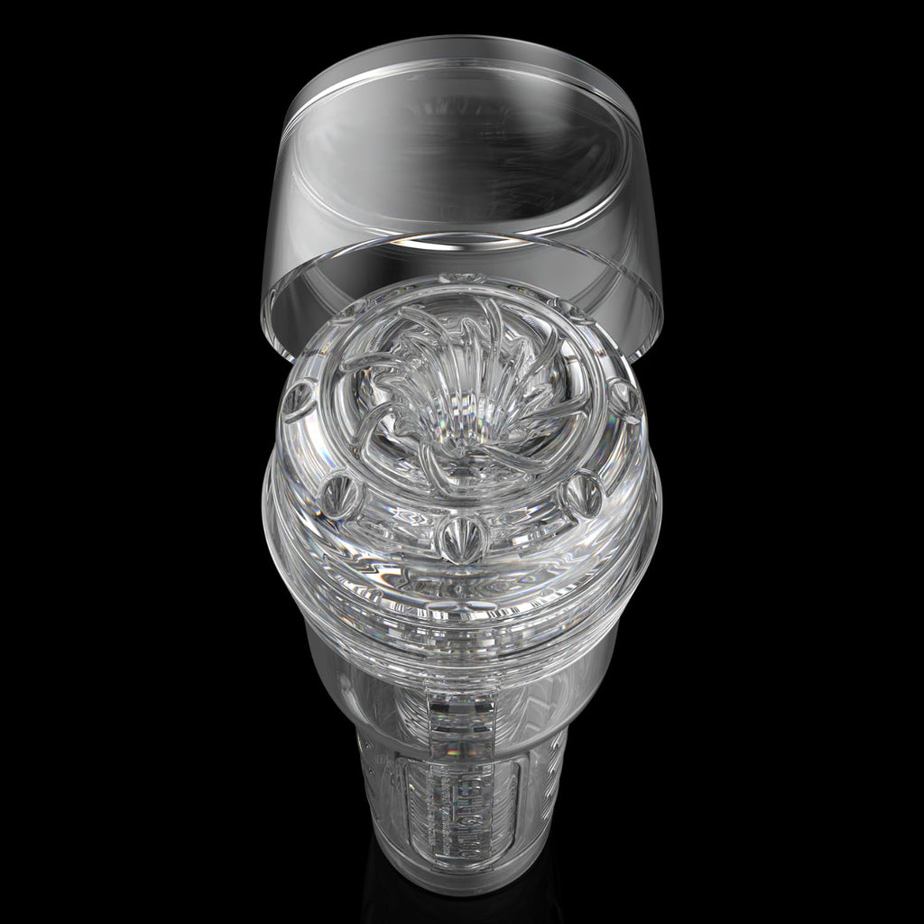 Clear Male Masturbator | Fleshlight Go Torque Ice | Transparent Sex Toy