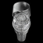 Clear Male Masturbator | Fleshlight Go Torque Ice | Transparent Sex Toy