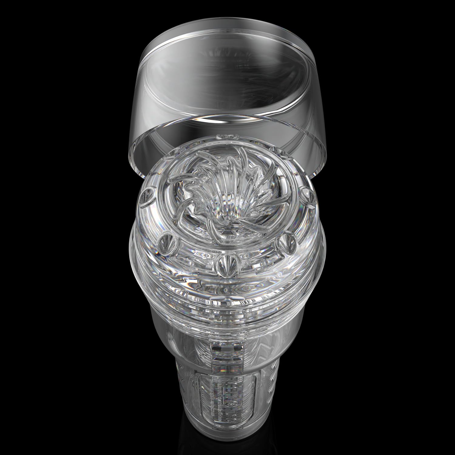 Clear Male Masturbator | Fleshlight Go Torque Ice | Transparent Sex Toy