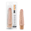 Blush Sex Toys - Dr Skin Vibe 3 - Realistic 7.25 Inch Vibrating Dildo - Girthy G Spot Clitoral Stimulator - Waterproof Multi Spe