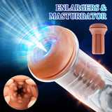Automatic Penis Enlargement Pump for Men Erection with 3 Intensities, Male Adult Sex Toys Vacuum Sensuality Pump Penis Enlargers