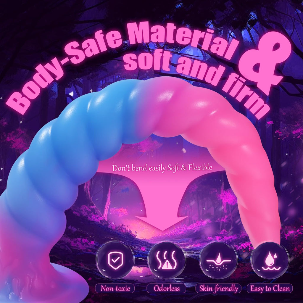 Anal Sex Toys Monster Dildo - 11.8 '' Long Butt Plug Dildo, Anal Dildo for G-spot and Prostate Massager, Anal Plug with Strong S