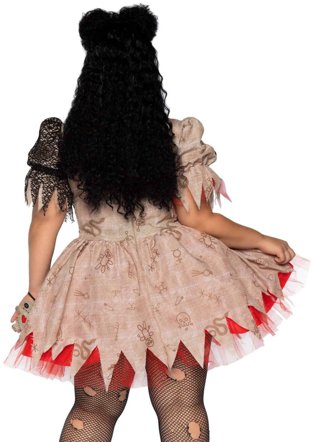 Leg Avenue Women'S Deadly Voodoo Doll Halloween Costume, Multicolor, Medium-Large