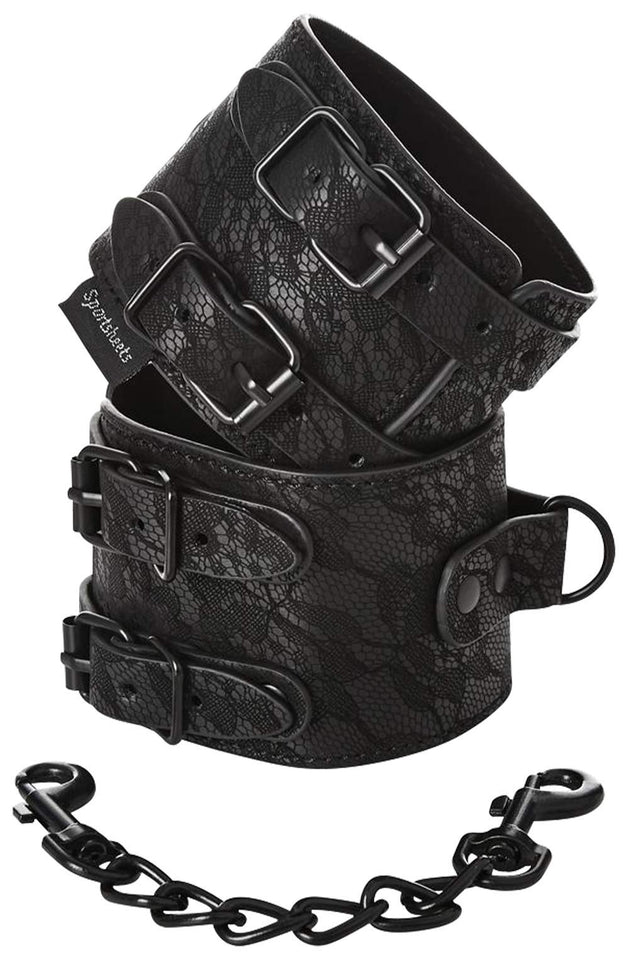 (D) Sincerely Double Strap Han Cuffs