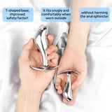 Yivans Anal Plug Anal Training Sets for Beginners - SM Fetish Sex Toys for Unisex Butt Plug with Flared Base Prostate Massager A