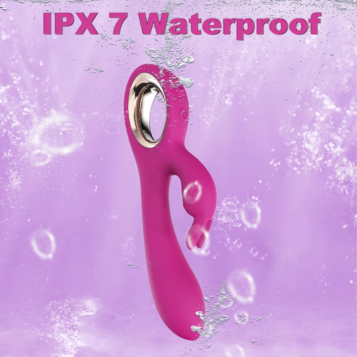 SeYouYou G Spot Vibrator Female Sex Toys - 2 in 1 Soft Vibrating Dildos with 10 Vibrations & Dual Motors Pink Dildo, Waterproof