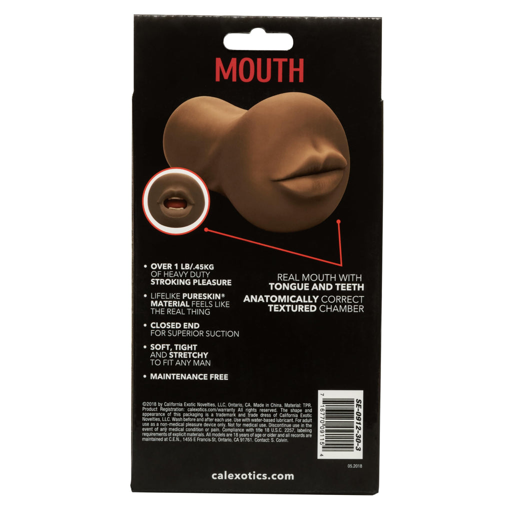 Stroke It Mouth - Brown