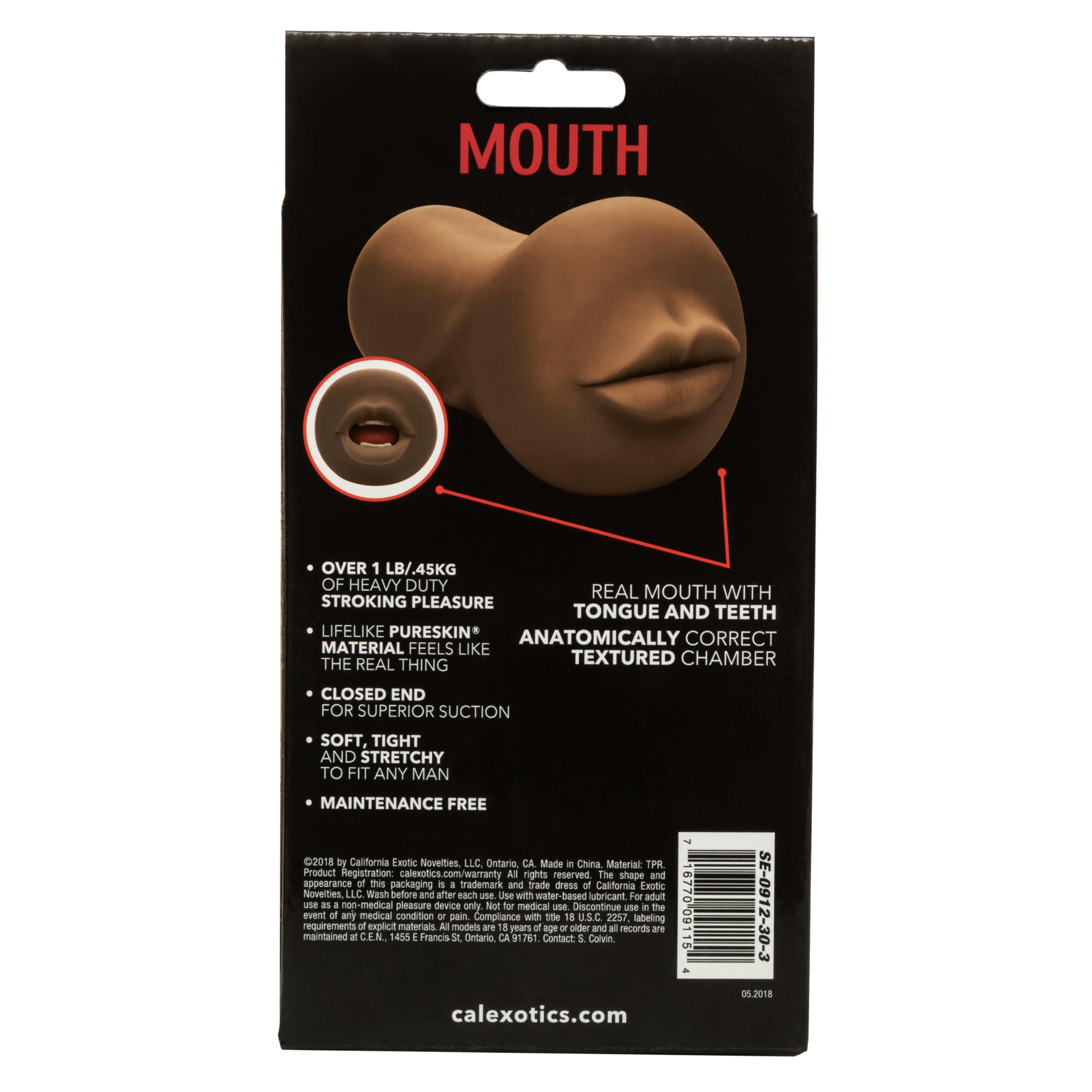 Stroke It Mouth - Brown