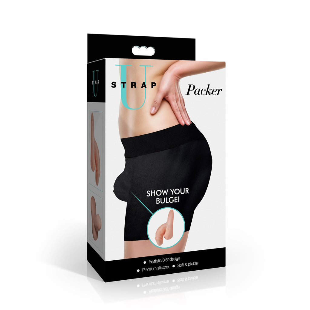 Strap U 3.6in Sili Packer Dildo Light