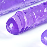 18 * 1.7 '' Double-Headed Thick Giant Dildo, Extra Long Realistic Dildo, Huge Flexible Fat Penis G-spot/Anal,Double-Sided XXL Wi