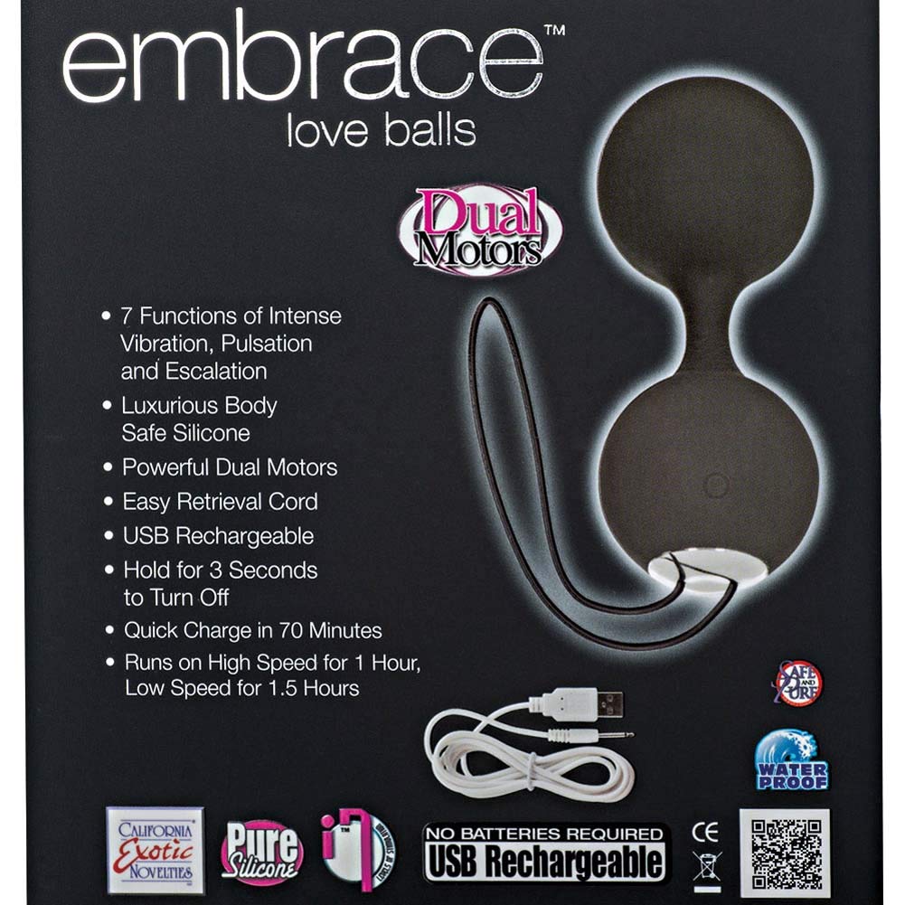 California Exotic Novelties Embrace Love Balls, Gray