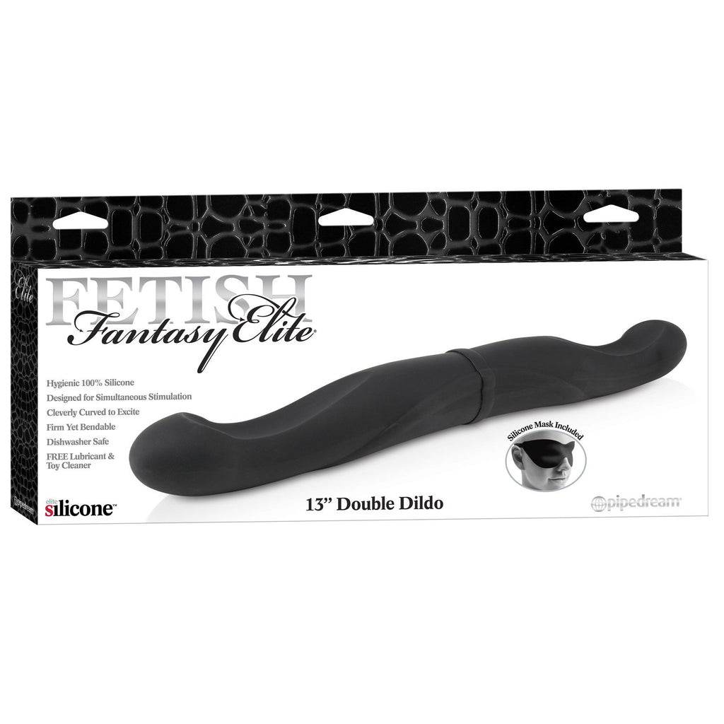 Pipedream Fetish Fantasy Elite 13'' Double Dildo, Black
