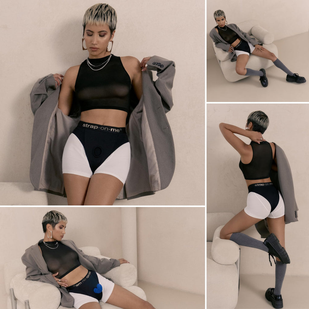 Strap-On-Me Harness Lingerie Idole Bk XL