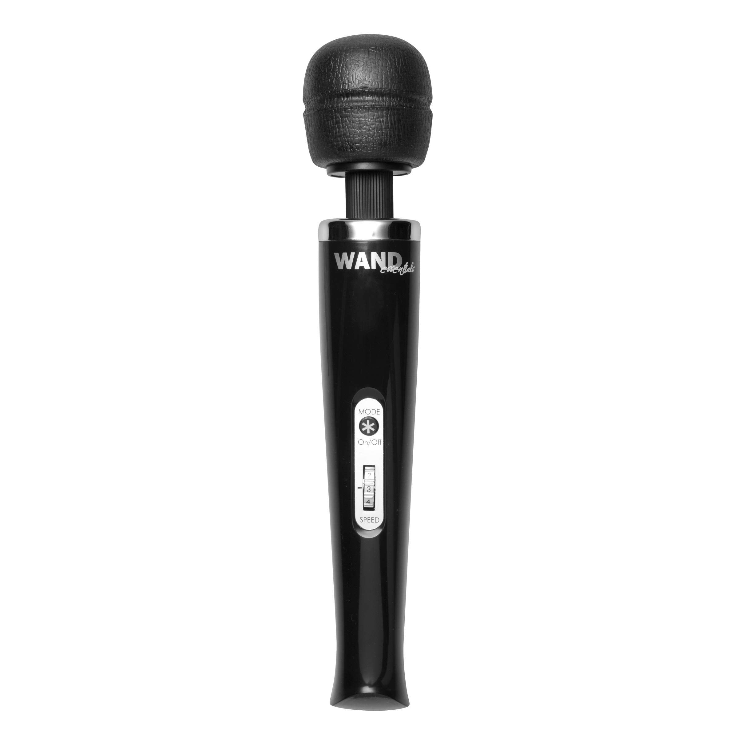 Wand Essentials 8 Speed 8 Mode Rechargeable Wand, Black