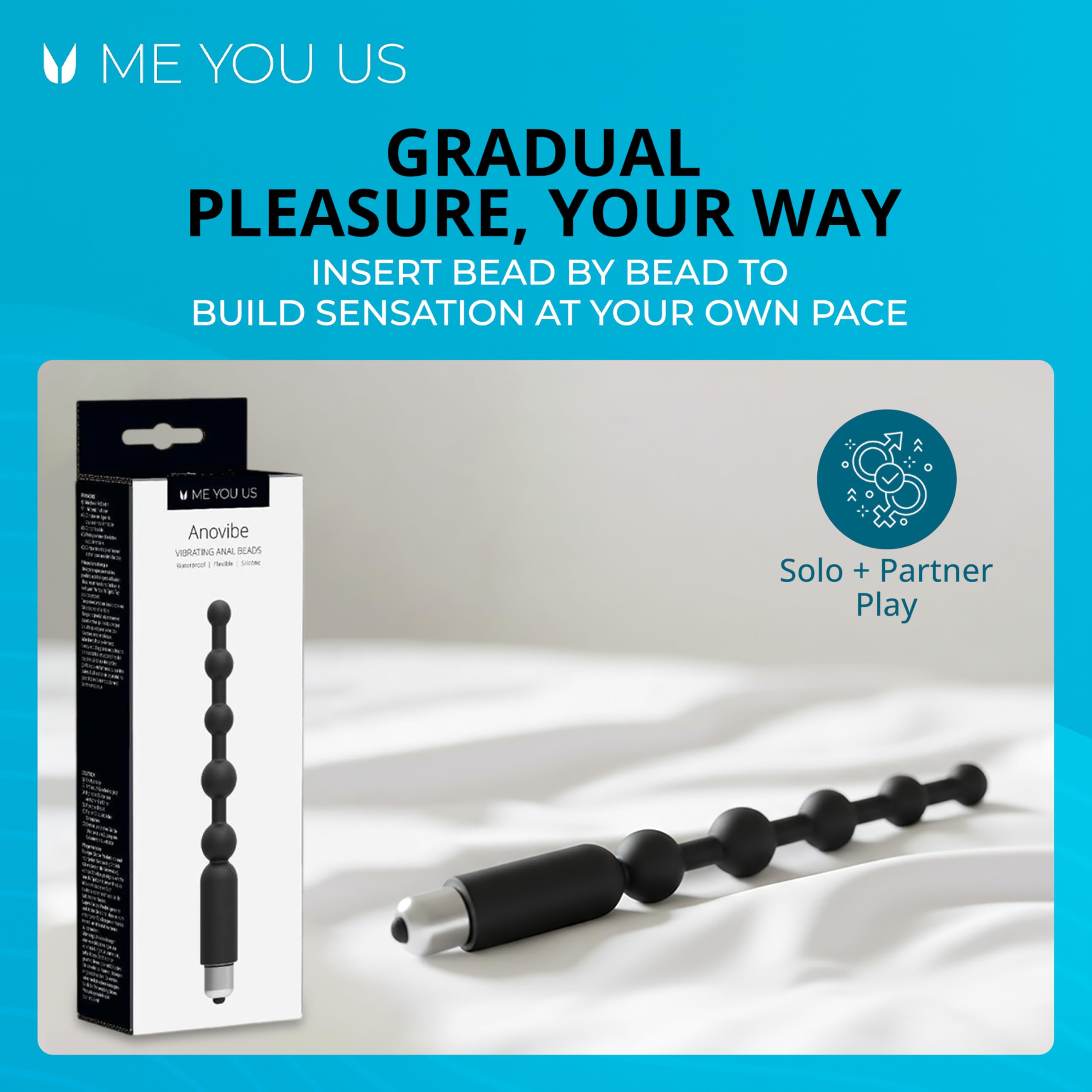 Me You Us Anovibe Vibrating Anal Beads