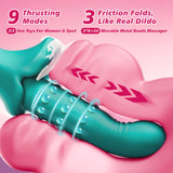 Sex Toys Vibrator Clitoral G Spot Dildo, Adult Sex Toy for Women 9 Thrusting 9 Vibrating 9 Swing, Anal Clit Nipple Dildos Rabbit
