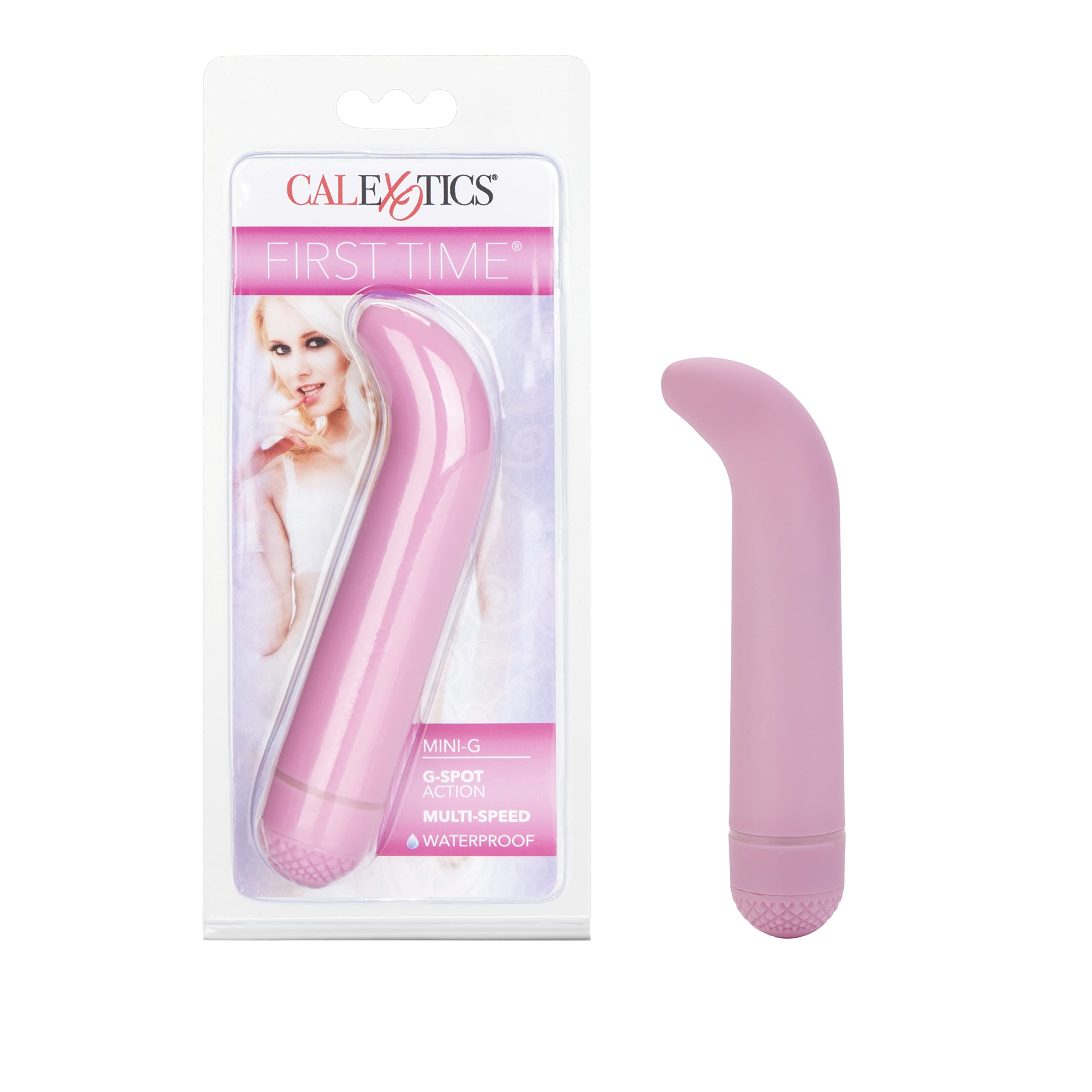 CalExotics First Time Mini G Spot Bullet Vibrator Adult Sex Toy - Pink SE-0004-06-2