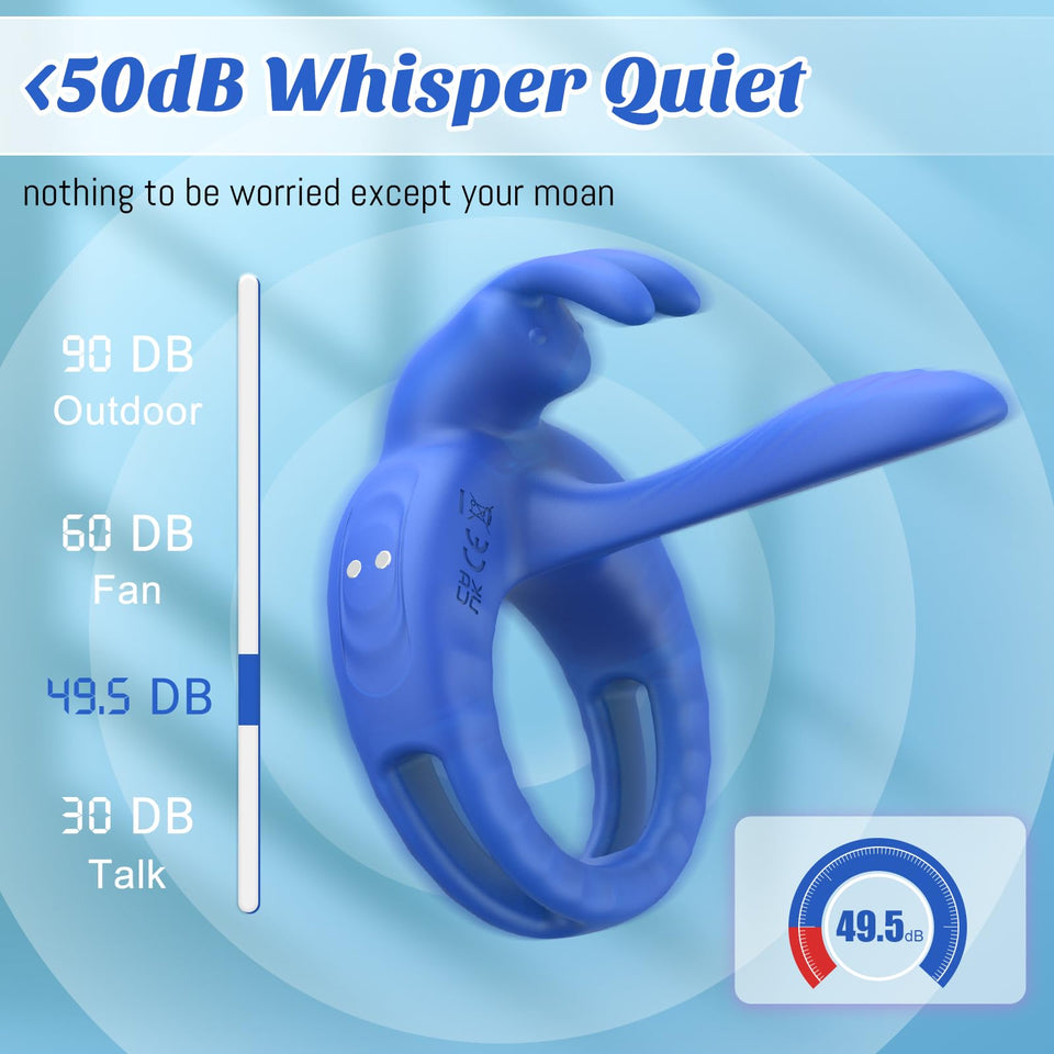 Penis Extender with G Spot Clitoris Stimulator Sex Toy for Men Male Vibrator, Adult Toys Penis Ring Cock Sleeve for Couples Man