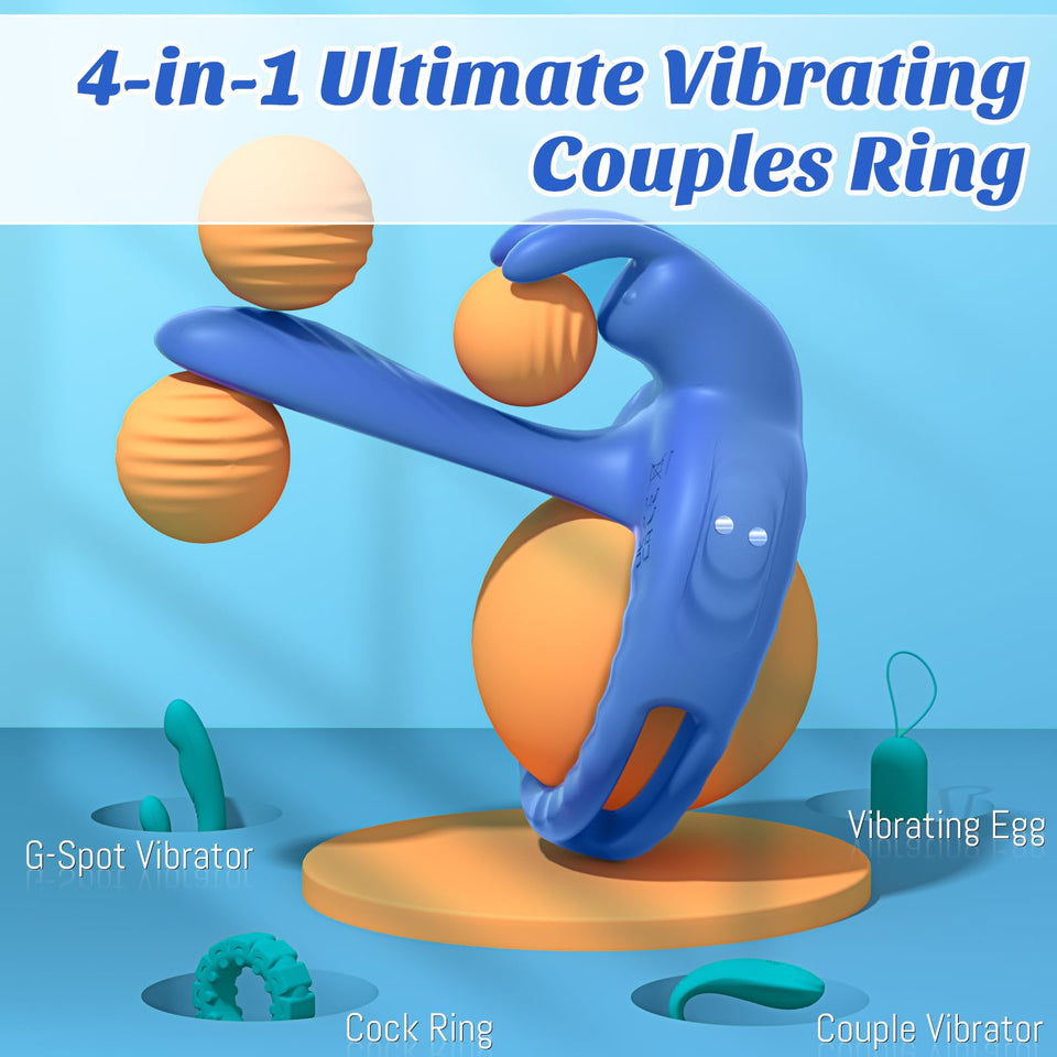 Penis Extender with G Spot Clitoris Stimulator Sex Toy for Men Male Vibrator, Adult Toys Penis Ring Cock Sleeve for Couples Man