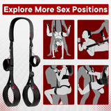 Sex Toys Inflatable Sex Pillow Cushion with Sex Leather Bondage Restraints, Curved Design Sex Ramp Furniture with Handles for De